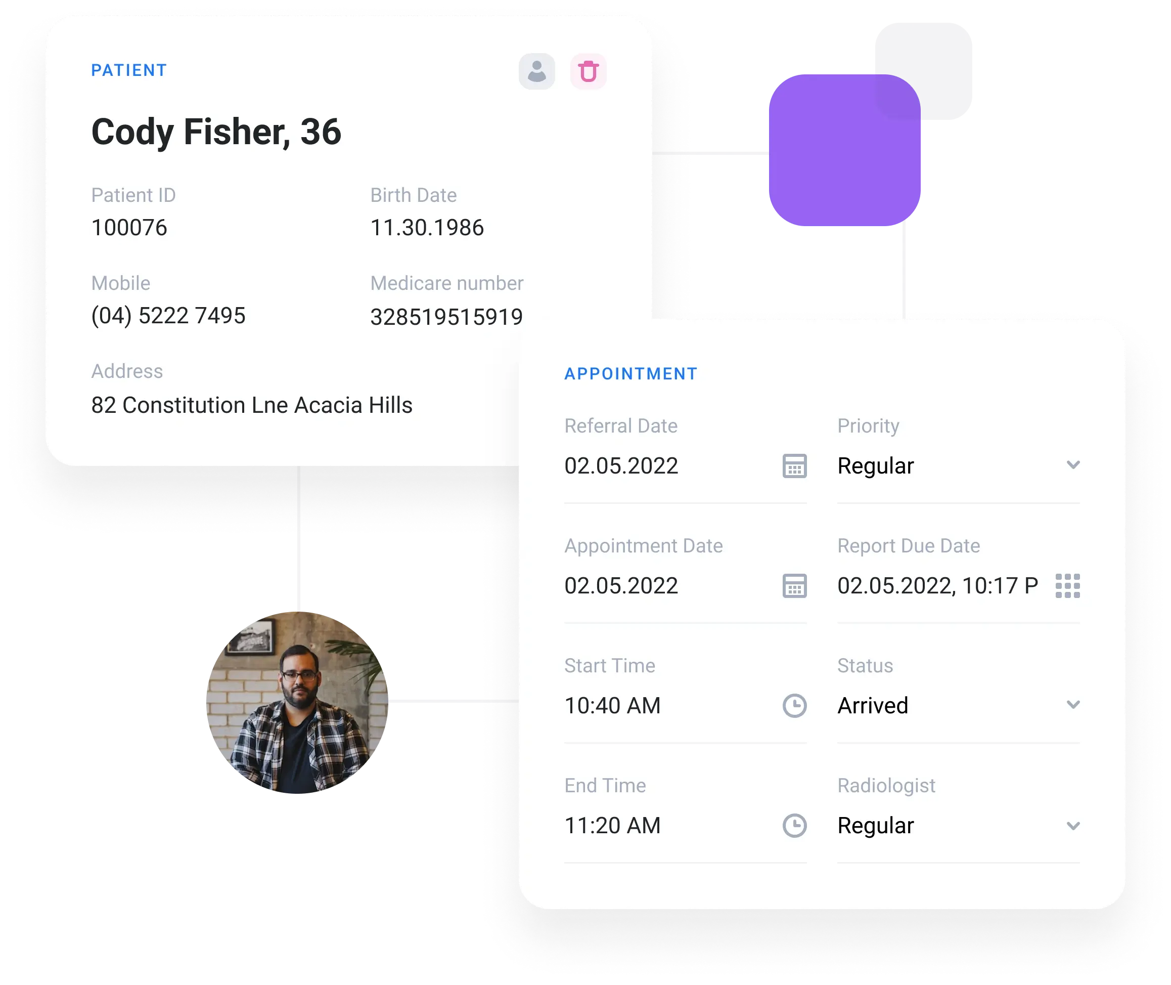 Appointment booking workflow