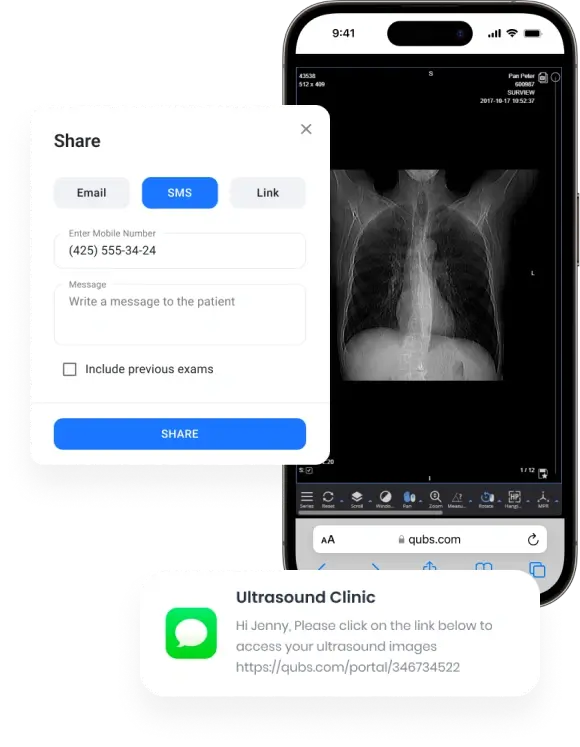 QUBS PACS mobile viewer
